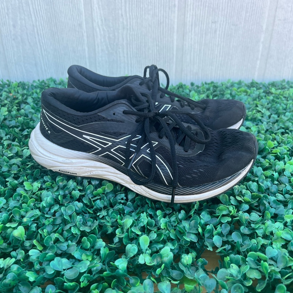 ASICS Black and White Athletic Sneakers